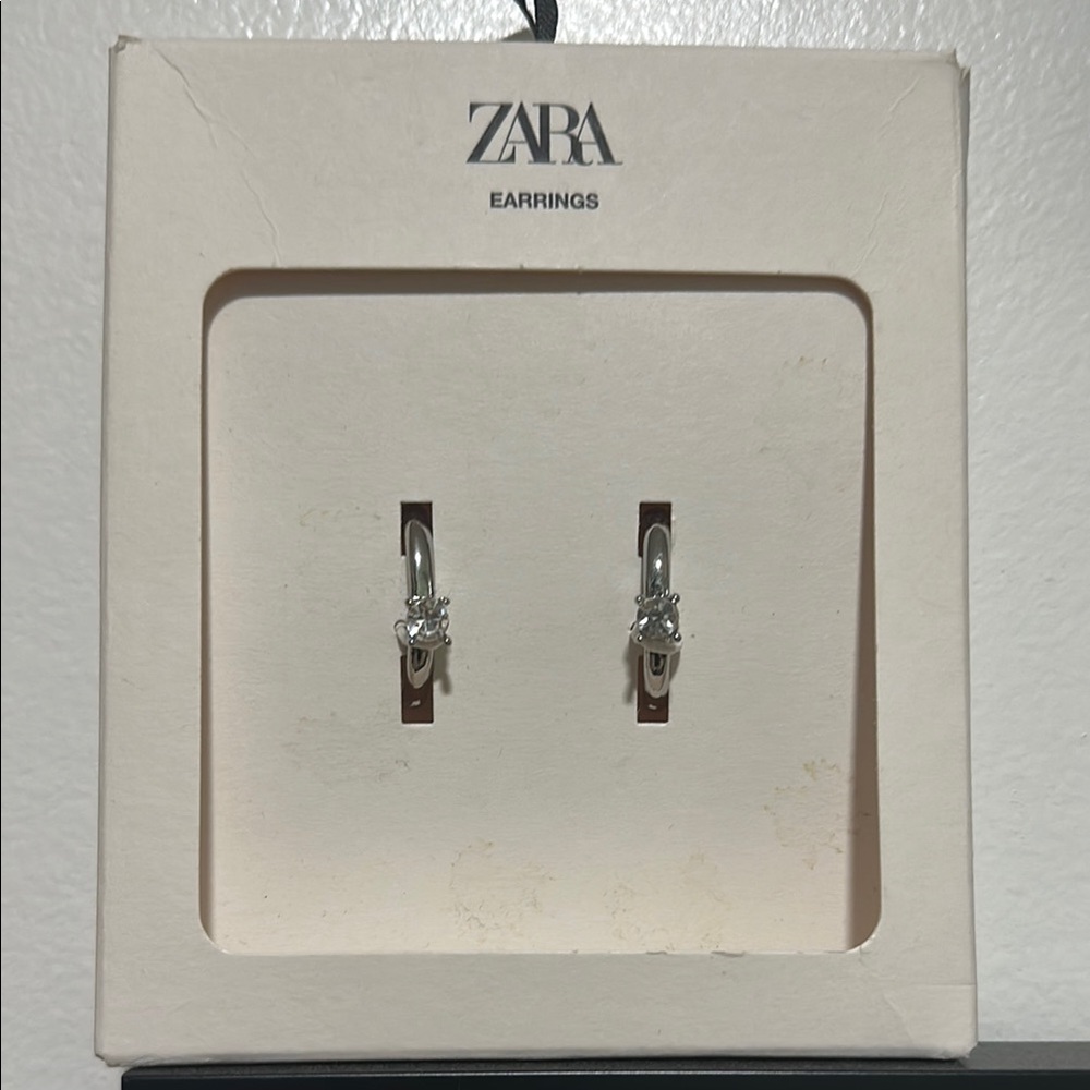 Zara Silver Hoop Earrings